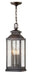 Hinkley - 1182BLB - Three Light Outdoor Lantern - Revere - Blackened Brass