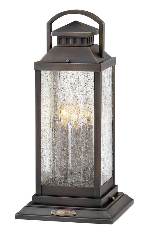 Hinkley - 1187BLB - Three Light Outdoor Lantern - Revere - Blackened Brass