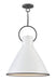 Hinkley - 3555PT - One Light Pendant - Winnie - Polished White