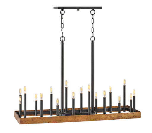 Hinkley - 3868WA - 18 Light Chandelier - Wells - Weathered Brass