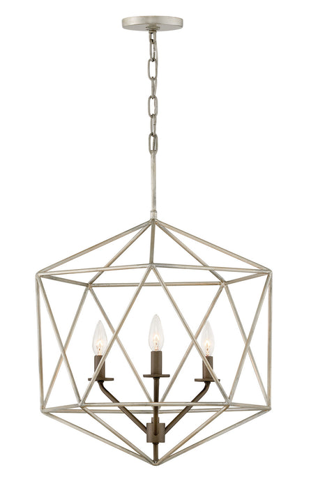 Hinkley - 3023GG - Three Light Chandelier - Astrid - Glacial