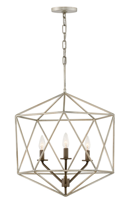 Hinkley - 3023GG - Three Light Chandelier - Astrid - Glacial