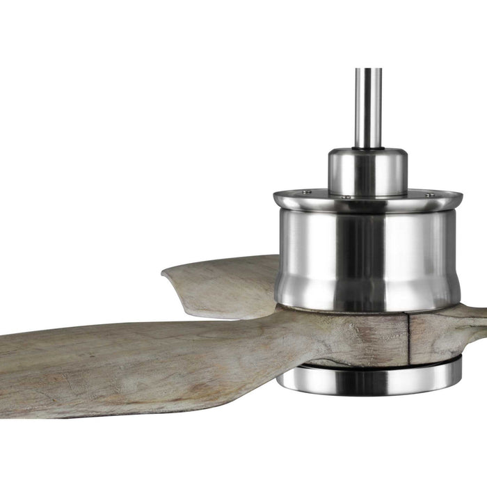60``Ceiling Fan from the Farris collection in Brushed Nickel finish