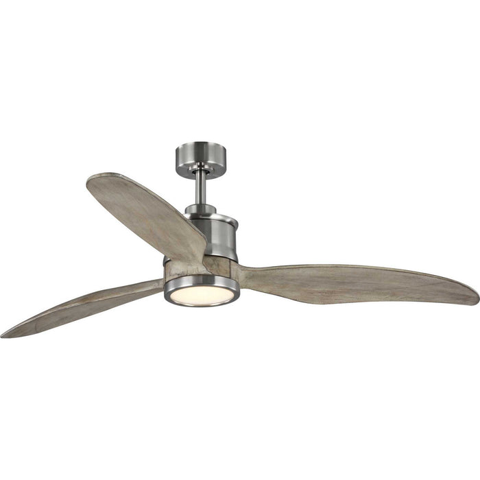 60``Ceiling Fan from the Farris collection in Brushed Nickel finish