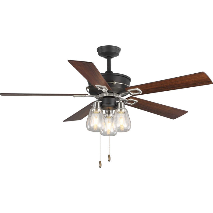 56``Ceiling Fan from the Teasley collection in Graphite finish