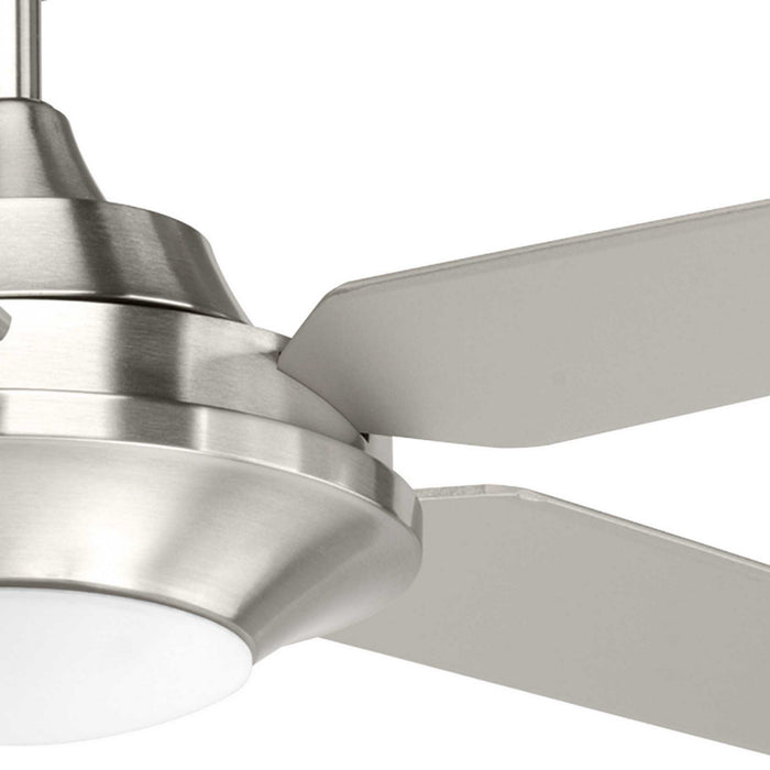 54``Ceiling Fan from the Signature Plus II collection in Brushed Nickel finish