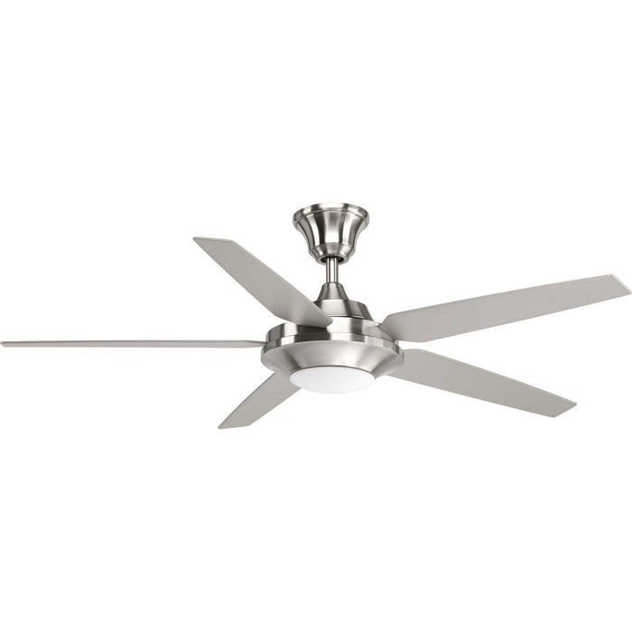 Progress Lighting - P2539-0930K - 54``Ceiling Fan - Signature Plus II - Brushed Nickel