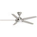 Progress Lighting - P2539-0930K - 54``Ceiling Fan - Signature Plus II - Brushed Nickel