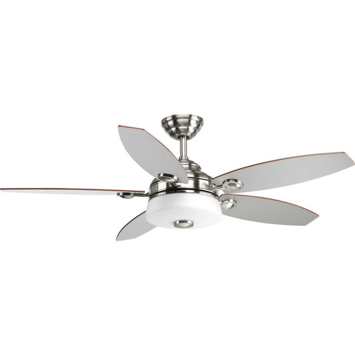 Progress Lighting - P2544-0930K - 54``Ceiling Fan - Graceful - Brushed Nickel