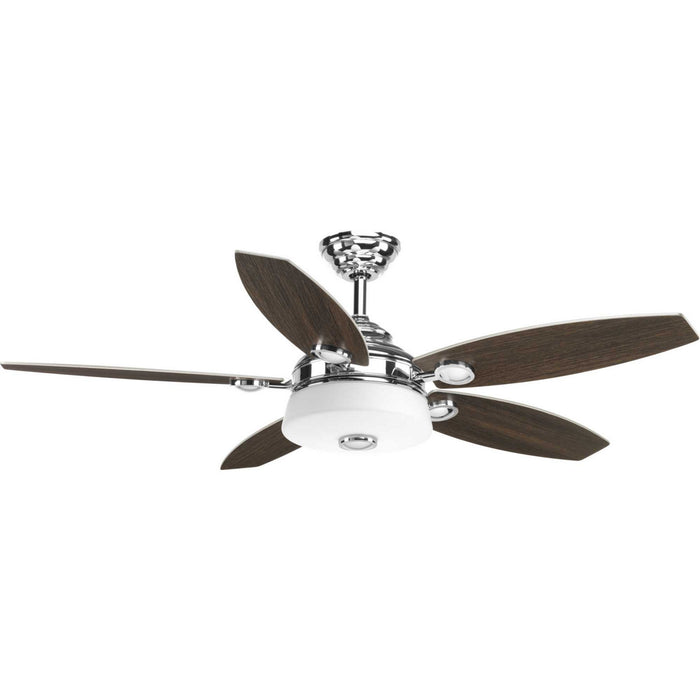 Progress Lighting - P2544-1530K - 54``Ceiling Fan - Graceful - Polished Chrome