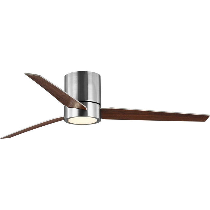 56``Ceiling Fan from the Braden collection in Brushed Nickel finish