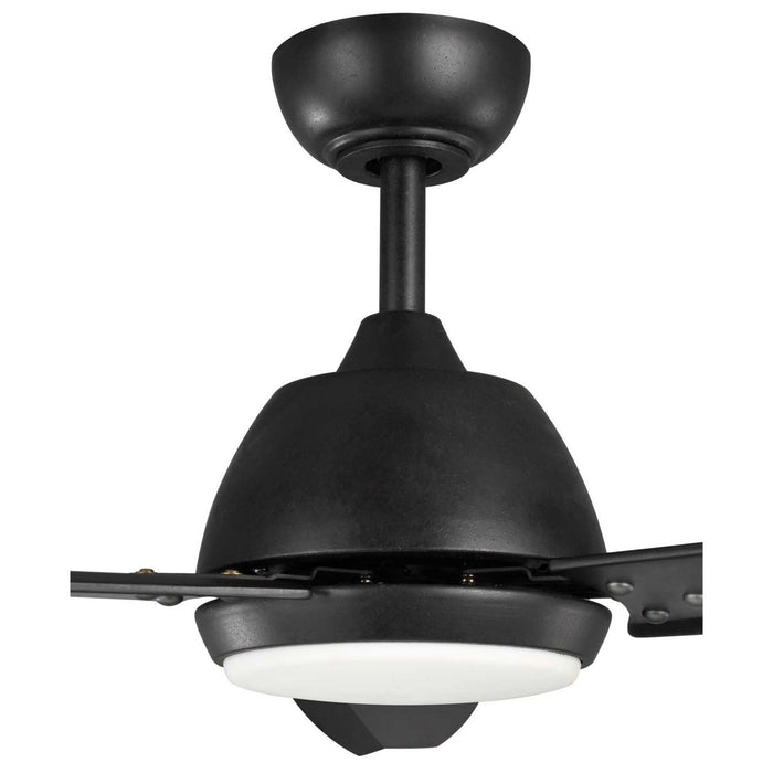 60``Ceiling Fan from the Oriole collection in Black finish