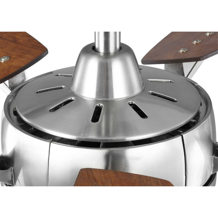 52``Ceiling Fan from the Olson collection in Brushed Nickel finish