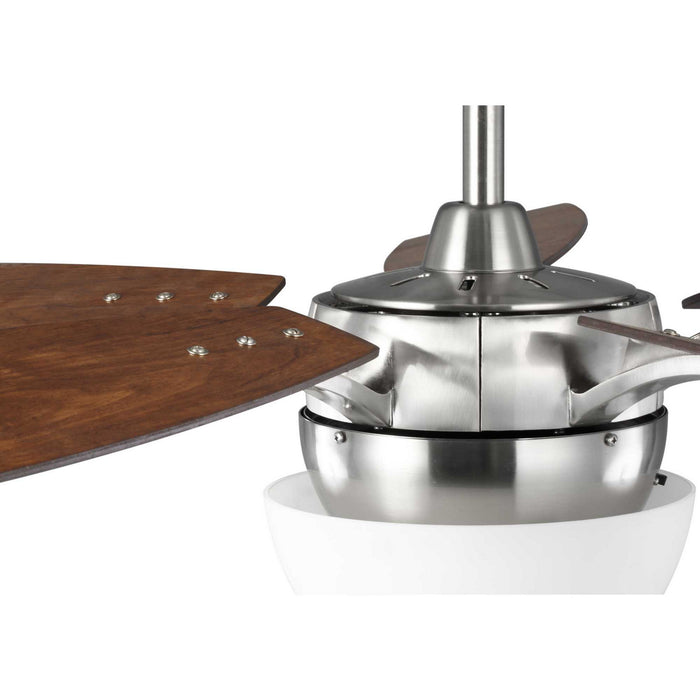 52``Ceiling Fan from the Olson collection in Brushed Nickel finish