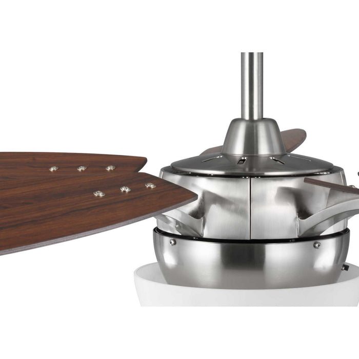 52``Ceiling Fan from the Olson collection in Brushed Nickel finish