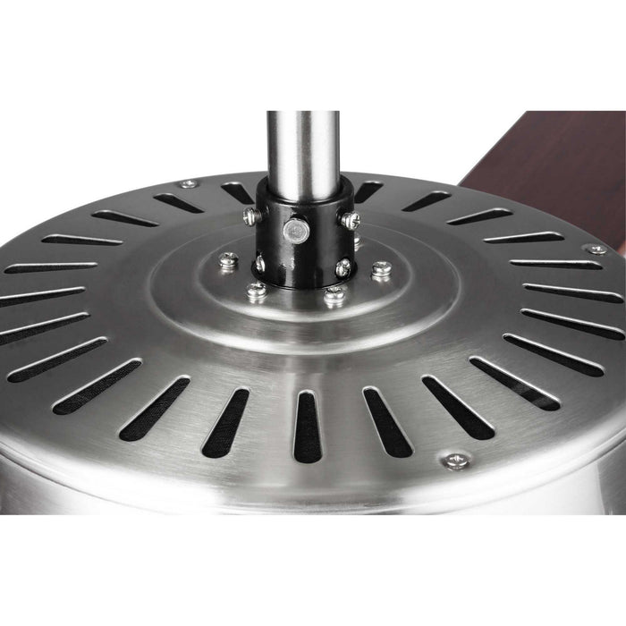 52``Ceiling Fan from the Builder Fan collection in Brushed Nickel finish