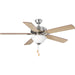 Progress Lighting - P2599-09 - 52``Ceiling Fan - Builder Fan - Brushed Nickel
