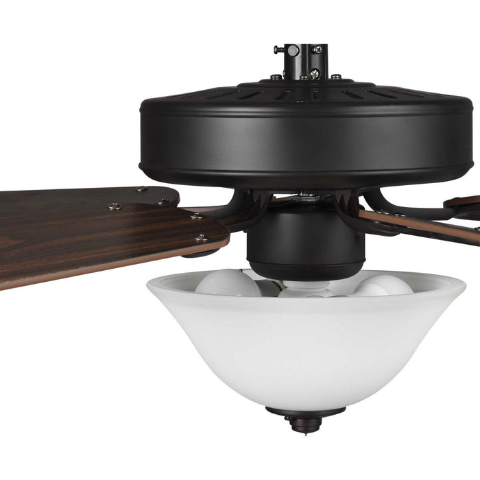 52``Ceiling Fan from the Builder Fan collection in Architectural Bronze finish