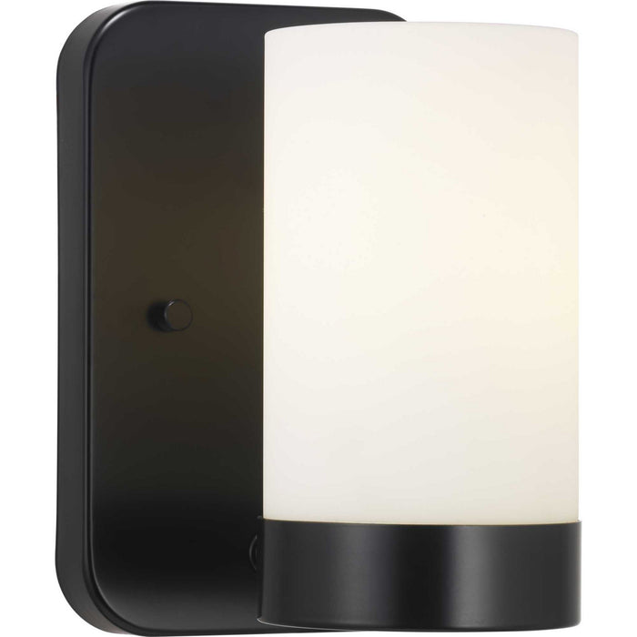 One Light Bath from the Elevate collection in Black finish