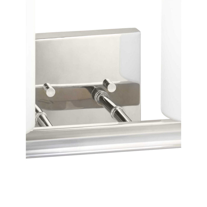 Two Light Bath from the Lisbon collection in Polished Nickel finish