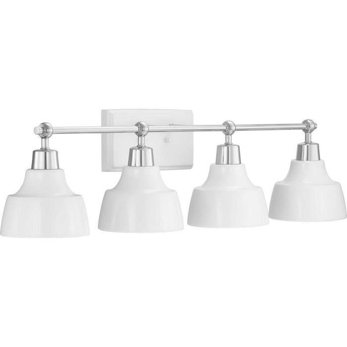 Four Light Bath from the Bramlett collection in Polished Chrome finish