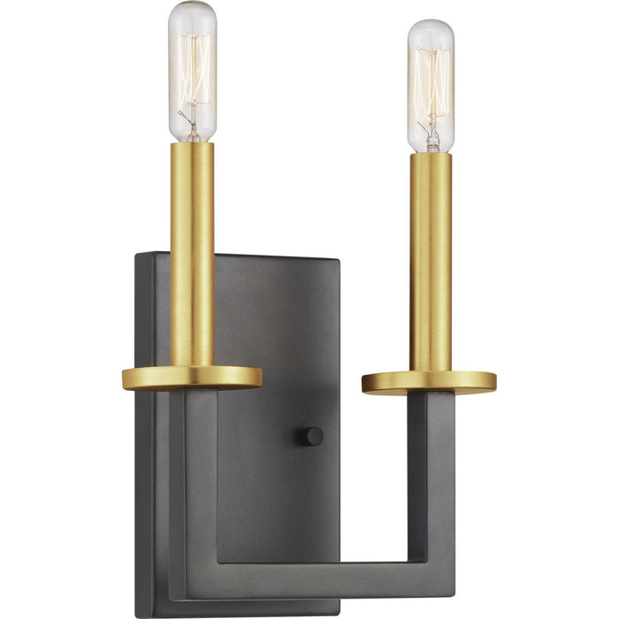 Two Light Wall Bracket from the Blakely collection in Graphite finish