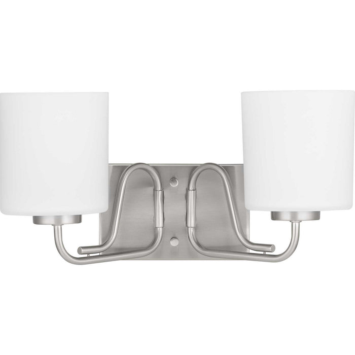 Two Light Bath from the Tobin collection in Brushed Nickel finish