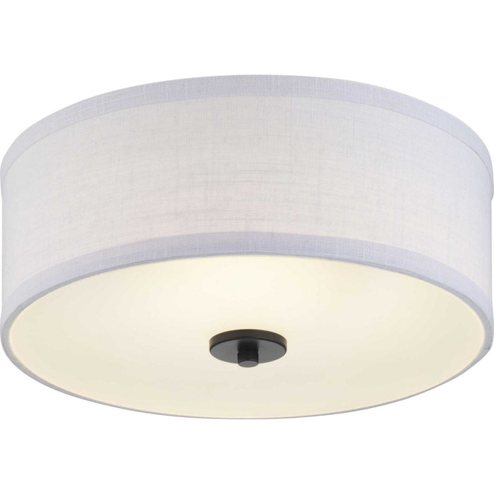 LED Semi-Flush from the Inspire collection in Graphite finish