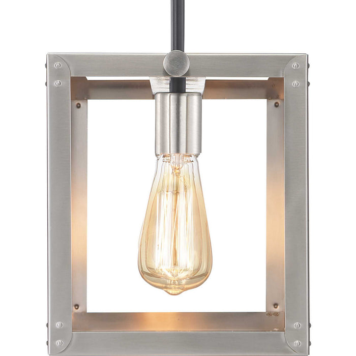 Five Light Island Pendant from the Union Square collection in Stainless Steel finish