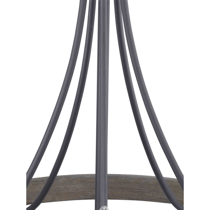 Five Light Chandelier from the Gulliver collection in Graphite finish