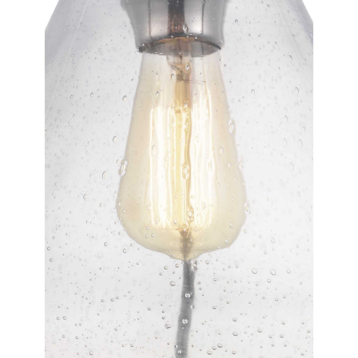 One Light Pendant from the Range collection in Polished Nickel finish