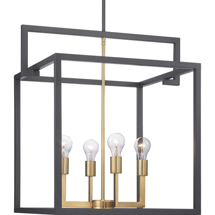 Four Light Pendant from the Blakely collection in Graphite finish