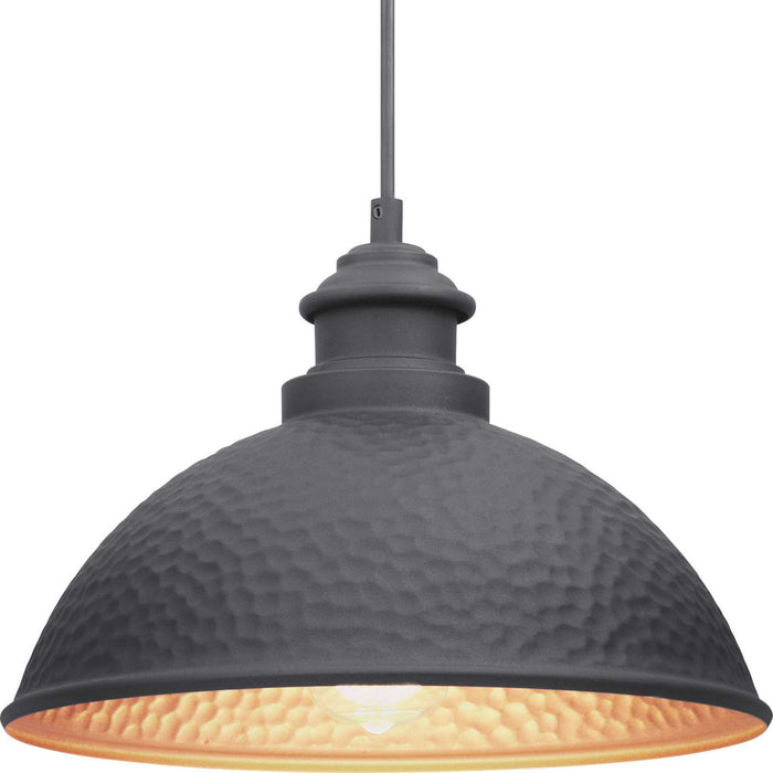 One Light Hanging Lantern from the Englewood collection in Black finish