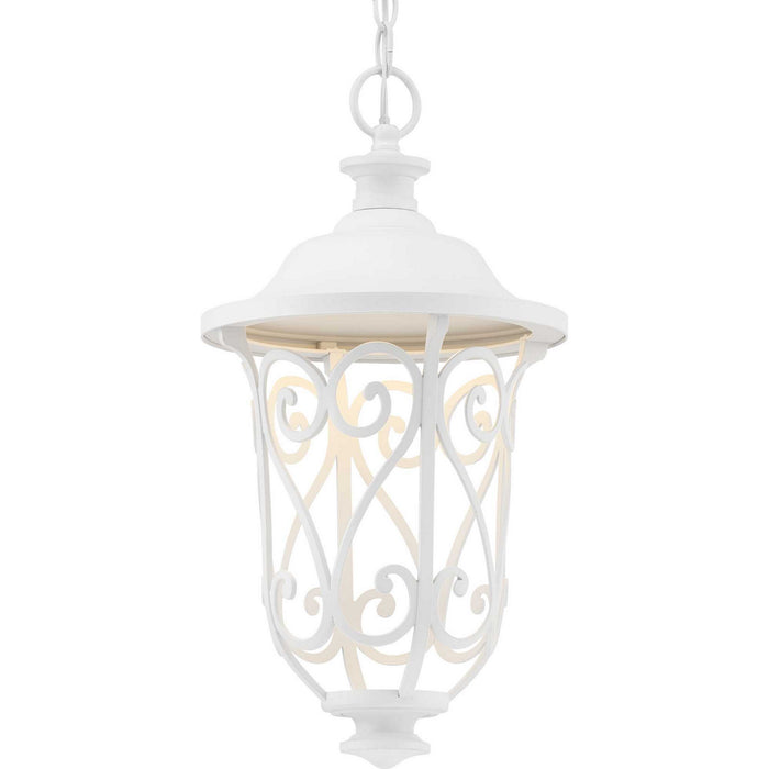 LED Hanging Lantern from the Leawood LED collection in White finish