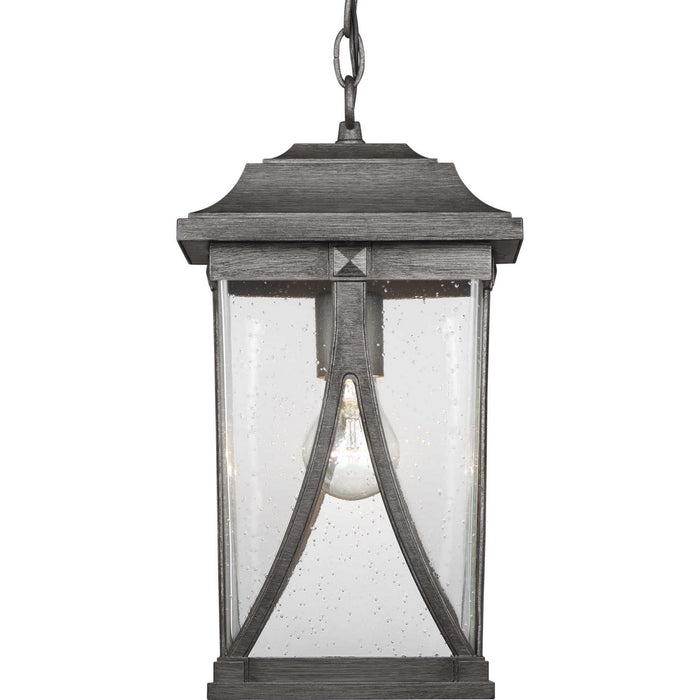 One Light Hanging Lantern from the Abbott collection in Antique Pewter finish