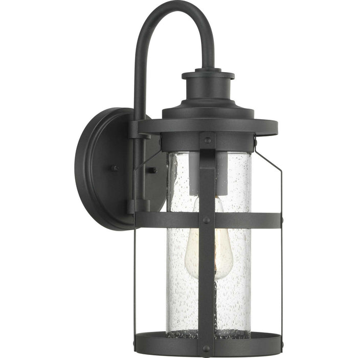 One Light Wall Lantern from the Haslett collection in Black finish