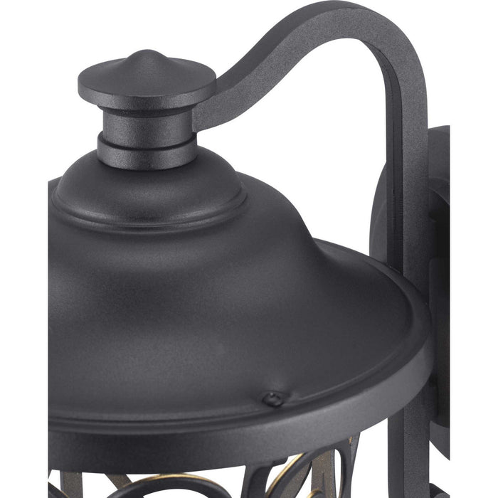 LED Wall Lantern from the Leawood LED collection in Black finish
