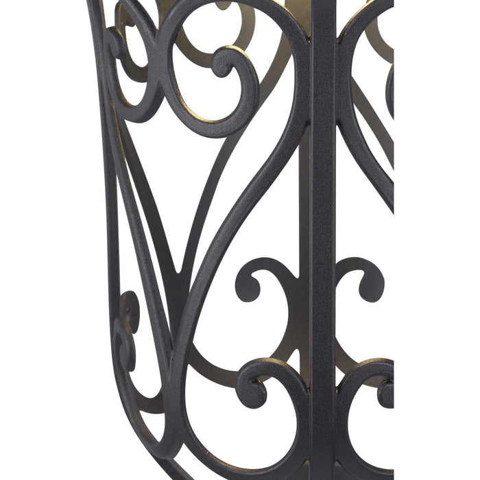 LED Wall Lantern from the Leawood LED collection in Black finish