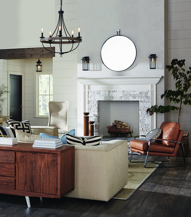 One Light Wall Lantern from the Boxwood collection in Antique Bronze finish