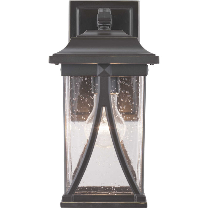 One Light Wall Lantern from the Abbott collection in Antique Bronze finish