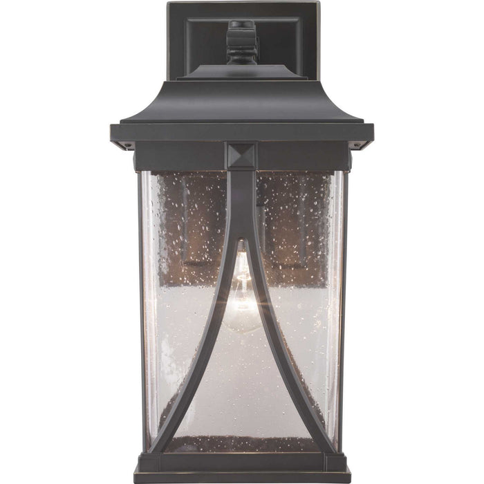 One Light Wall Lantern from the Abbott collection in Antique Bronze finish