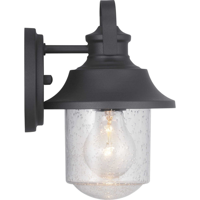 One Light Wall Lantern from the Weldon collection in Black finish