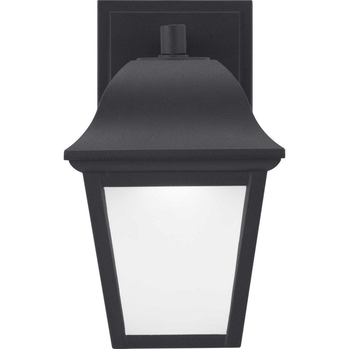 LED Wall Lantern from the Die-Cast LED Lantern collection in Black finish