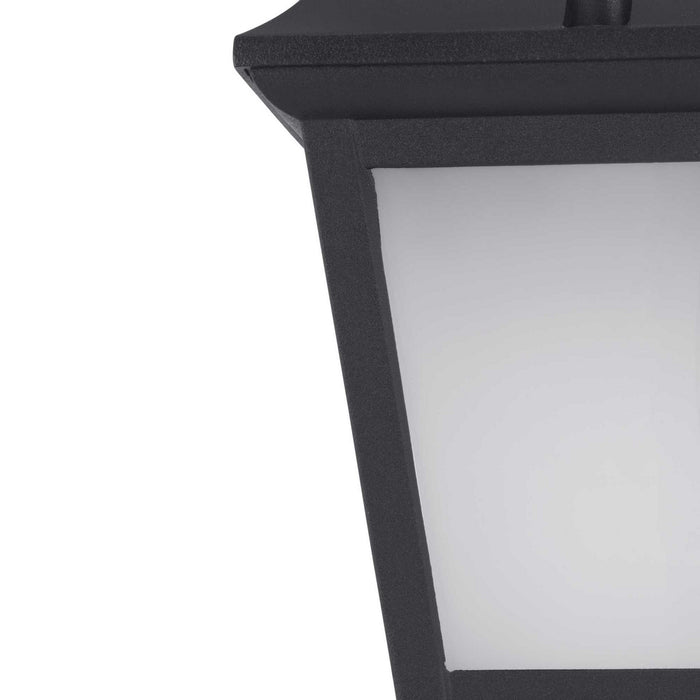 LED Wall Lantern from the Die-Cast LED Lantern collection in Black finish
