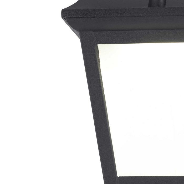 LED Wall Lantern from the Die-Cast LED Lantern collection in Black finish