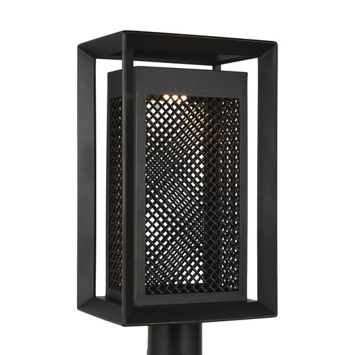 Generation Lighting - OL15107ANBZ-L1 - LED Outdoor Post Lantern - Milton - Antique Bronze