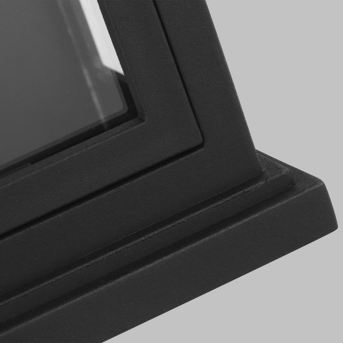 Two Light Outdoor Wall Lantern from the BELLEVILLE collection in Textured Black finish