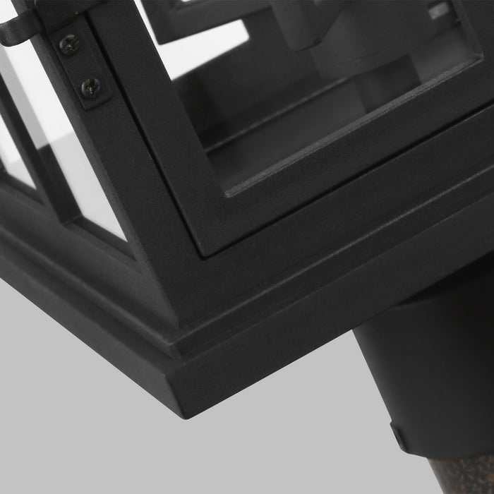 Four Light Outdoor Post Lantern from the BELLEVILLE collection in Textured Black finish