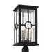 Generation Lighting - OL15307TXB - Four Light Outdoor Post Lantern - BELLEVILLE - Textured Black