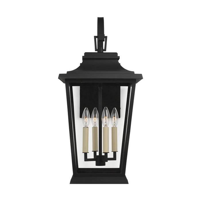 Four Light Lantern from the Warren collection in Textured Black finish